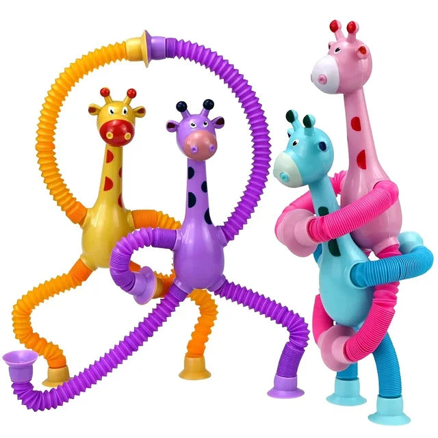 Brinquedo Girafa Infantil Esticavel
