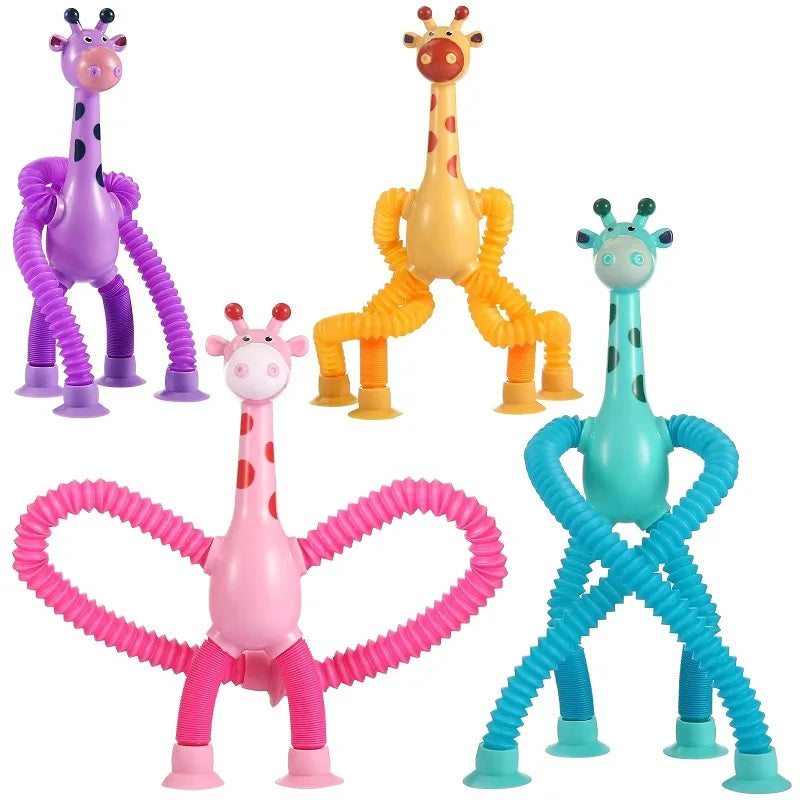 Brinquedo Girafa Infantil Esticavel