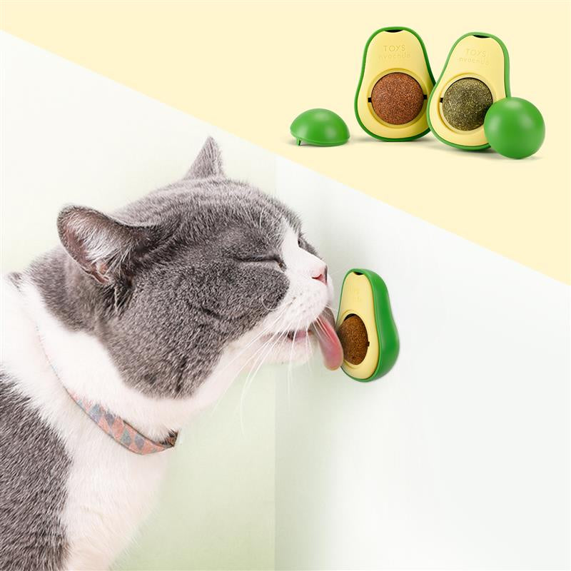 Abacate De Brinquedo Avocado Para Gatos Com Catnip Erva Gato Natural