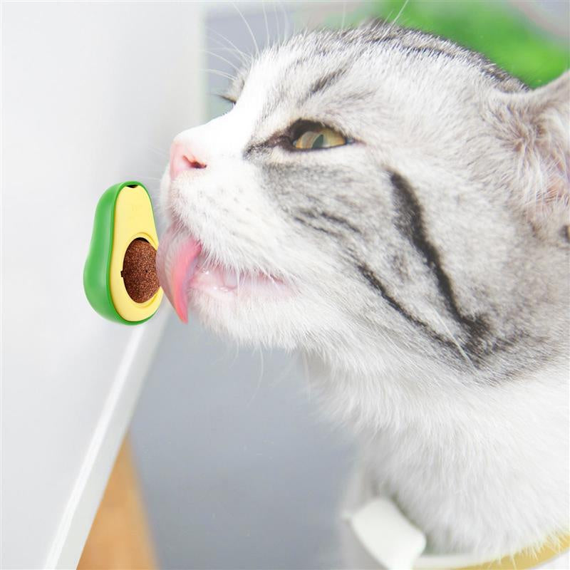 Abacate De Brinquedo Avocado Para Gatos Com Catnip Erva Gato Natural